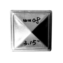 Eone 3.15 x 3.15 Inch Square Steel Fence Post Cap