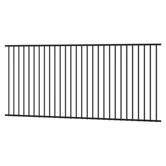 Eone 2400 x 1200mm Flat Top Fence Panel - Stain Black - Eone Industry